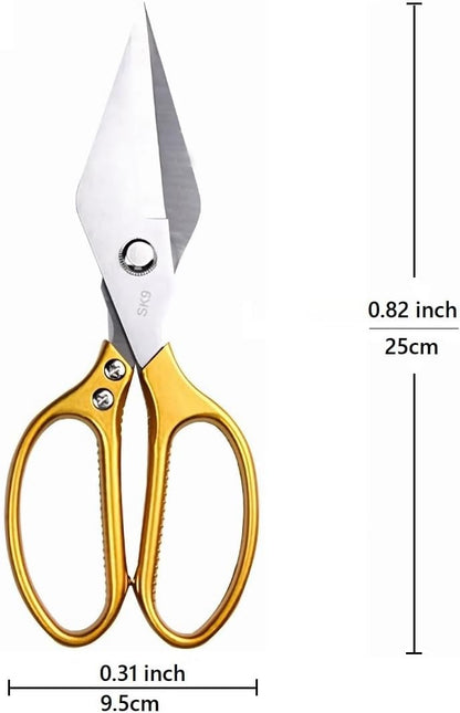 Heavy Duty Poultry Shears - Kitchen Scissors for Cutting Chicken, Spatchcock, Turkey, Poultry, Game, Meat - Stainless Steel Kitchen Cooking Shears for Food - Dishwasher Safe
