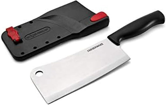 Farberware Edgekeeper Slicing Knife with Self-Sharpening Blade Cover, 8 Inch, Black