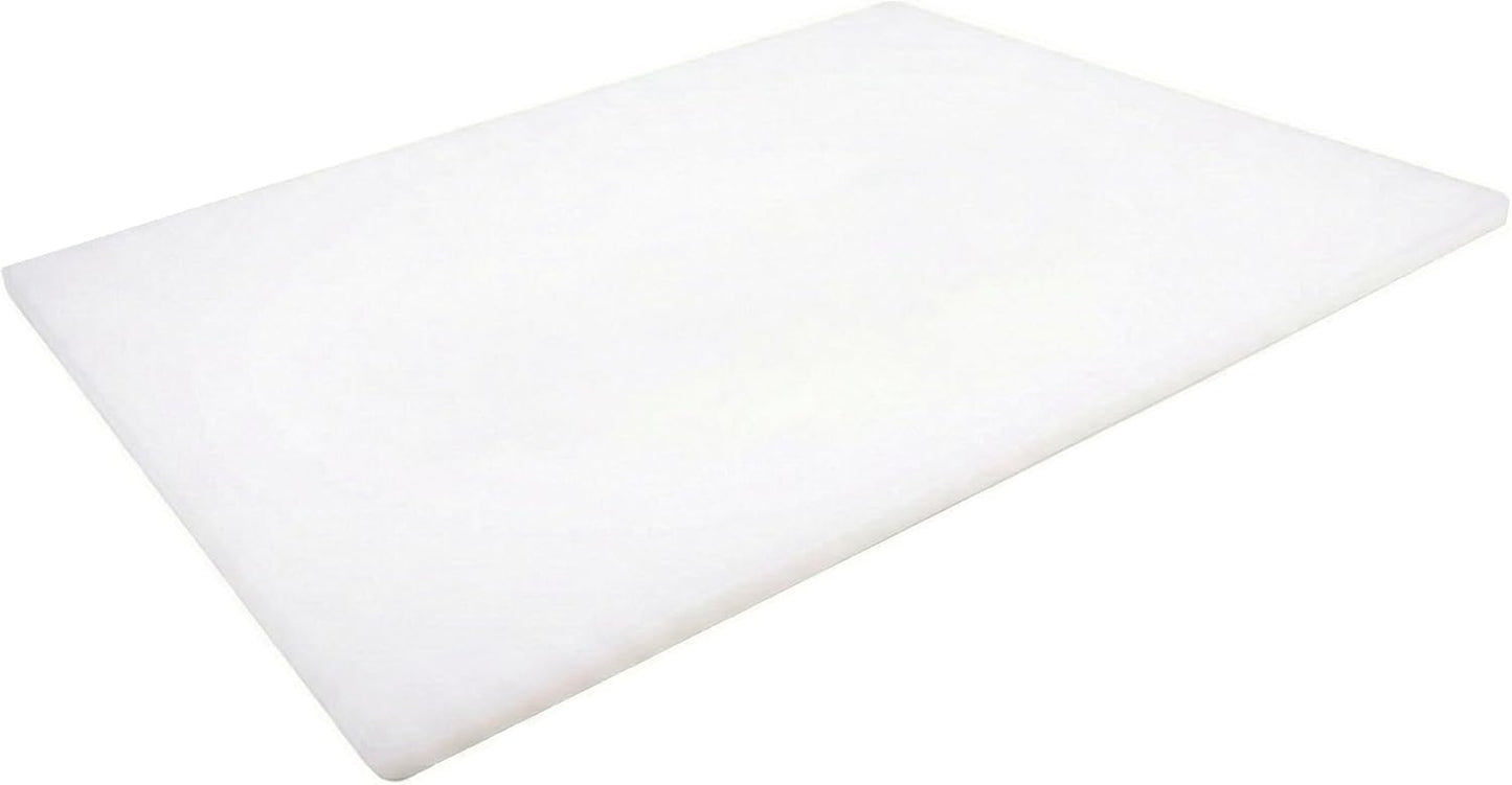 Commercial Blue Cutting Board - 24 x 18 Extra Large for Fish, Seafood and Shellfish, 1/2" Thick HDPP Plastic NSF Approved for Restaurants