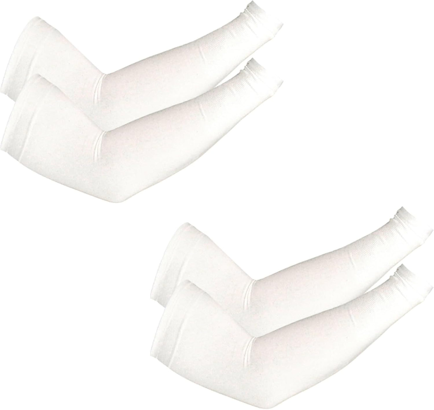 PFFY 2 Pairs UV Protection Cooling Arm Sleeves for Men and Women UPF 50 Sun Sleeve