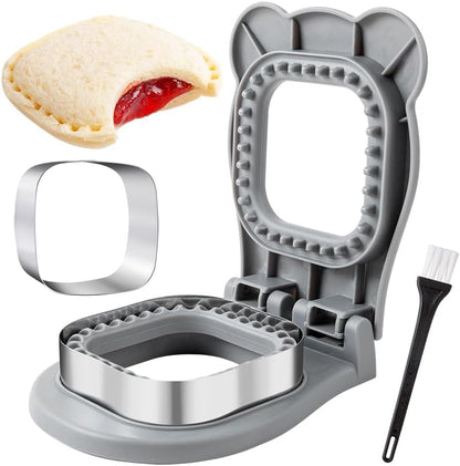 Nifogo Uncrustable Sandwich Cutter Maker, Large Sandwich Cutter and Sealer for Kids Children Boys Girls Lunch Breakfast
