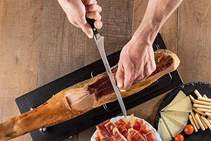 Arcos Forged Paring Knife 4 Inch Stainless Steel. Sharp Kitchen Knife for Peeling Fruits and Vegetables. Ergonomic Polyoxymethylene Handle and 100mm Blade. Series Manhattan. Color Black