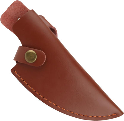 6 Inch PU Leather Knife Sheath for Matsato Knives, Universal PU Leather Sheath with Belt Loop for Kitchen Chef and Boning Knives, Suitable for Knives with Blade Lengths of 6in/15.24cm or Less (Dark brown 1pcs)