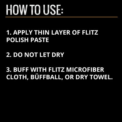 Flitz Metal Polish Paste - 1.76oz USA-Made Polish for Solid Chrome, Stainless Steel, & Aluminum - Non-Abrasive for Light Oxidation - Requires Manual Buffing - Not for Plated/Coated Surfaces (1 Pack)