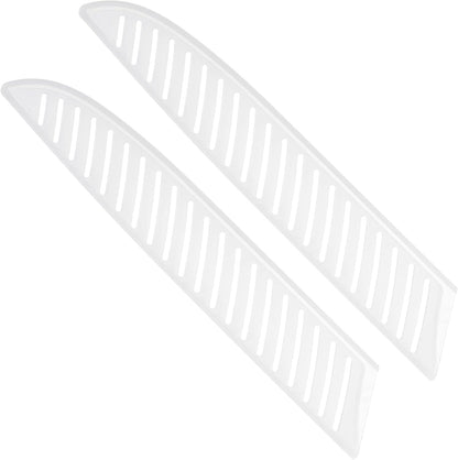 PATIKIL PP Safety Knife Sheath 7" Length, 1.8" Opening, Suitable for 1.5-2.0mm Thickness Santoku Knife, 2-Pack, White