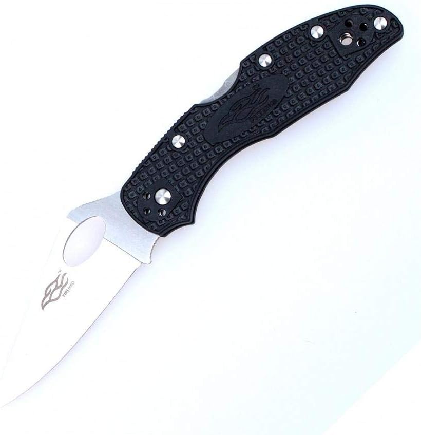 Firebird GANZO F759MS-BL Folding Pocket Knife 440C Stainless Steel Serrated Blade Anti-Slip Handle with Clip Fishing Camping EDC Utility Pocket Knife (Blue)