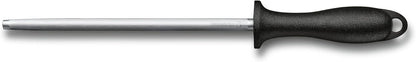 Victorinox Swiss Classic Knife Honing Steel with Black Plastic Handle