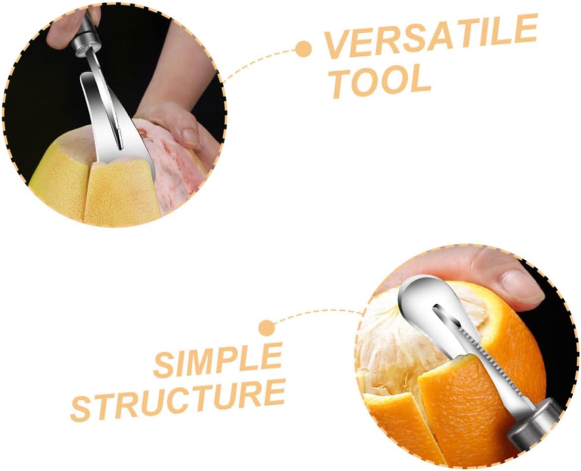 Cabilock 2pcs Grapefruit Knife Citrus Peeler Manual Orange Peeler Paring Device for Kitchen