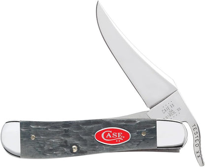 Case WR XX Pocket Knife Amber Jigged Bone Russlock Item #260 - (61953L SS) - Length Closed: 4 1/4 Inches