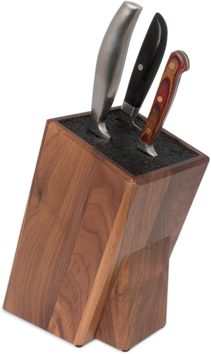 Kapoosh Universal Cutlery Block in Black Walnut