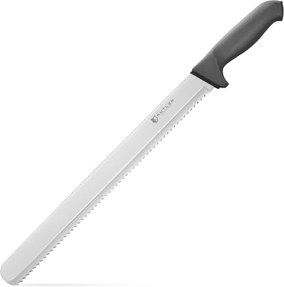 KUTLER Professional 8-Inch Bread Knife and Cake Slicer with Serrated Edge - Ultra-Sharp Stainless Steel Cutlery
