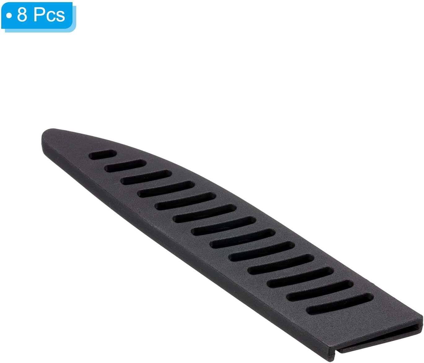 PATIKIL PP Safety Knife Cover Sleeves for 9.5" Chef Knife, 3 Pack Knives Edge Guard Blade Protector Universal Knife Sheath Portable for Kitchen, Black