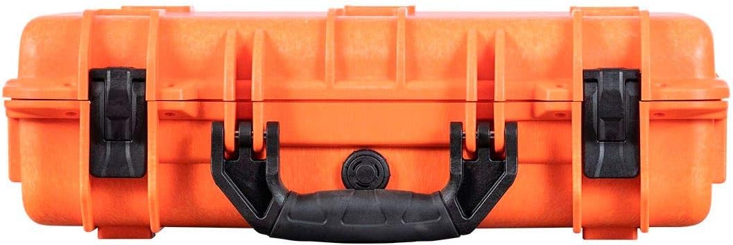 Monoprice Weatherproof/Shockproof Hard Case - Black Ip67 Level Dust and Water Protection Up to 1 Meter Depth with Customizable Foam, 10" x 9" x 7", 6.6 Liter
