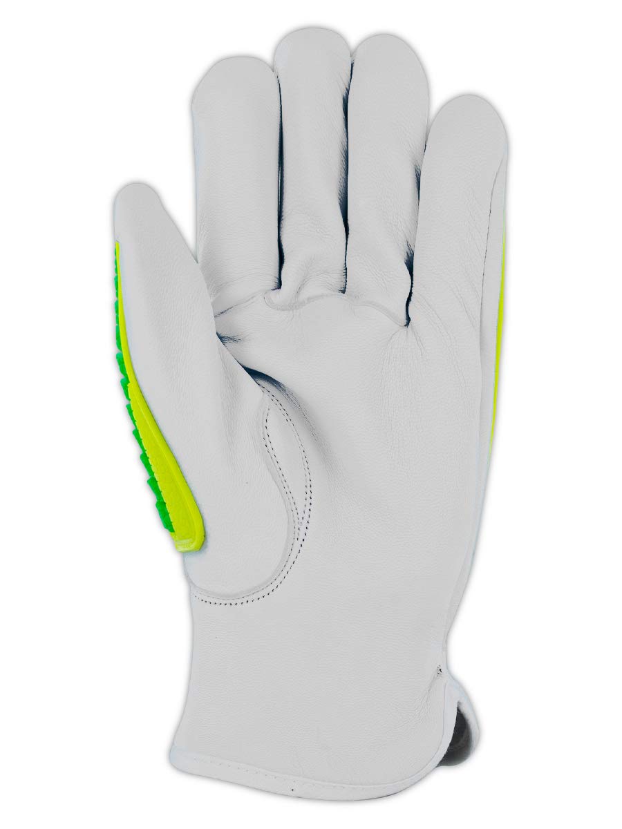 MAGID Rebel Series | Cut Level A5 Slip-on Leather Impact Driver Gloves, 10/XL