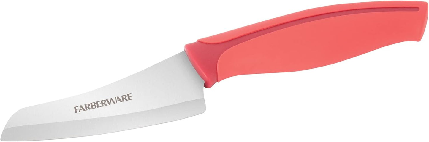 Farberware Precise Slice Utility Knife Set, 3 Piece, Multicolor