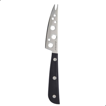 Cheese Knife, MATTSTONE HILL Cheese Knives Set - Soft & Semi Hard Cheese Knife, Soft Cheese Slicer, Cheese Cleaver, Hard Cheese Cutter, Premium Stainless Steel, Wood Handle