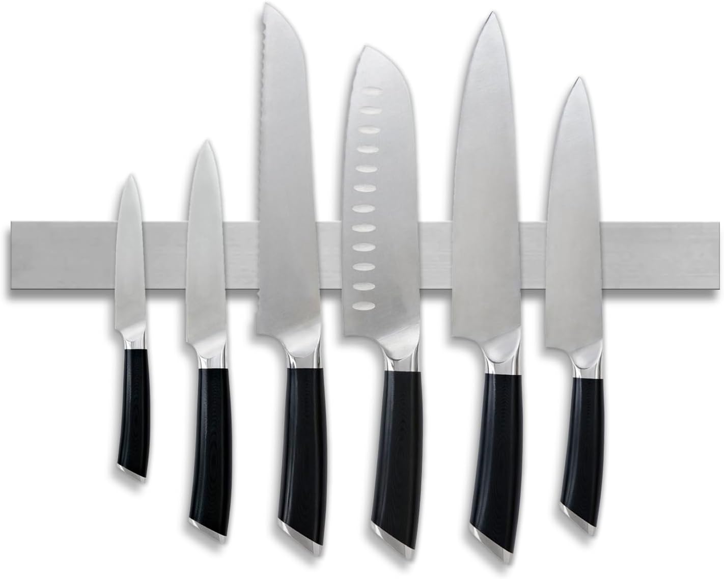 Stainless Steel Knife Magnetic Strip Multi Use Magnetic Knife Holder for Kitchen Organization Magnetic Tool Organizer for Wall Kitchen Knife Rack Utensil Holder Tool Holder 16 Inch