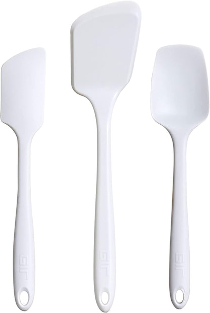 GIR: Get It Right 5 Piece Silicone Ultimate Kitchen Utensils Set - Ladle, Spatula, Flip, Spoon & Spoonula - Non-Toxic Cooking Utensils for Nonstick Cookware, Cooking and Baking - Red