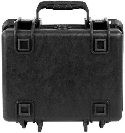 Monoprice Weatherproof/Shockproof Hard Case - Black Ip67 Level Dust and Water Protection Up to 1 Meter Depth with Customizable Foam, 10" x 9" x 7", 6.6 Liter