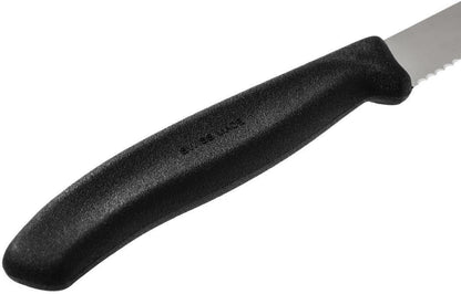 Victorinox Swiss Classic Cheese and Sausage Paring Knife, 4.3 inches, Black (6.7863)