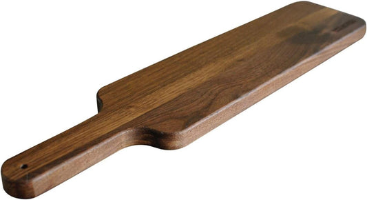 Made in USA Walnut Cutting Board by Virginia Boys Kitchens - Butcher Block made from Sustainable Hardwood (Round - 13.5)