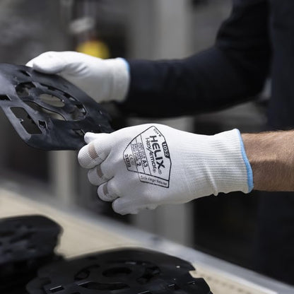 HexArmor Cut-Resistant Impact Protection Polyurethane Palm Knit Work Gloves | Helix® Core 3012