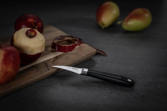 Kuhn Rikon Culinary Forged Paring Knife, Peeling Knife for Fruits and Vegetables, Bird Beak Blade, Forged Stainless Steel, Made in Portugal