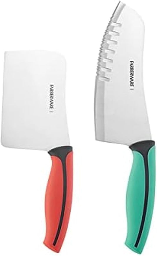 Farberware Soft Grip Serrated Utility Knife, 5.5-Inch, Green