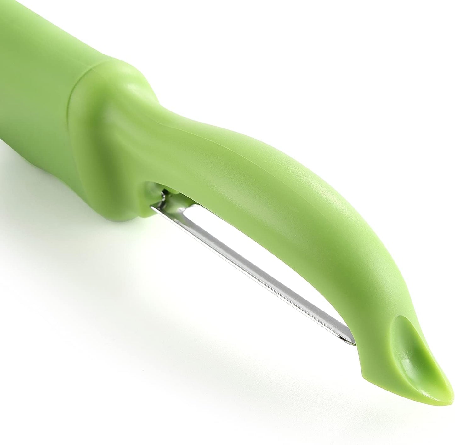 Spring Chef Premium Swivel Vegetable Peeler, Soft Grip Handle and Ultra Sharp Stainless Steel Blades - Perfect Kitchen Peeler For Veggie, Fruit, Potato, Carrot, Apple - Black