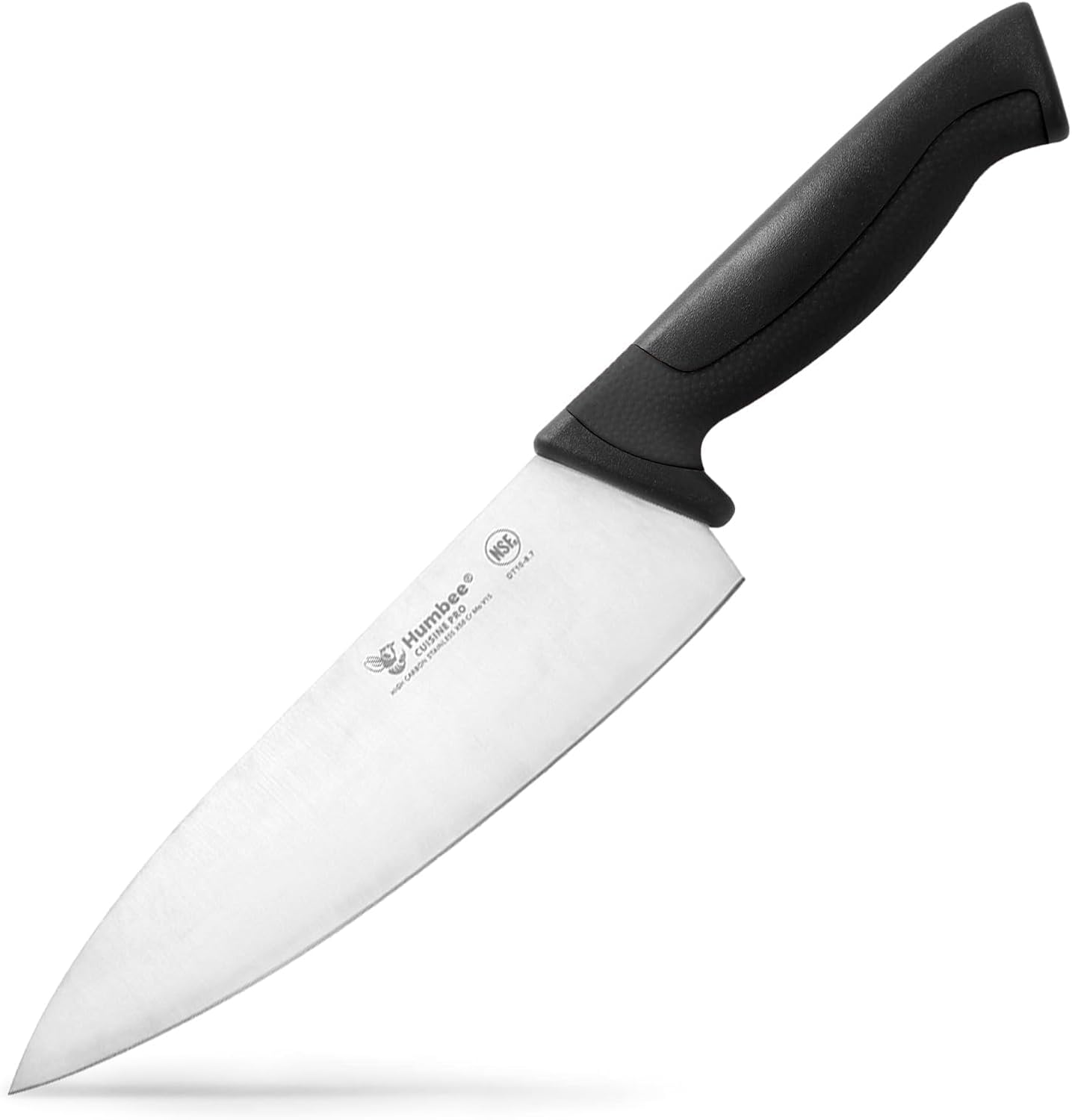 7.5-Inch Nakiri Knife, High Carbon Stainless Steel Hollow Grind Blade, Razor Sharp Edge, Ergonomic Non-Slip Handle, Cleaver Style, DT-50 Series, Orange