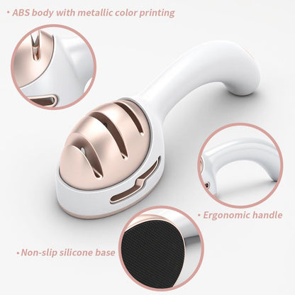 Knife Sharpener for Kitchen, Gold Pink Handheld Sharpener for Repairing and Polishing Kitchen Knives,Manual Sharpener Suitable for Various Kitchen Knives