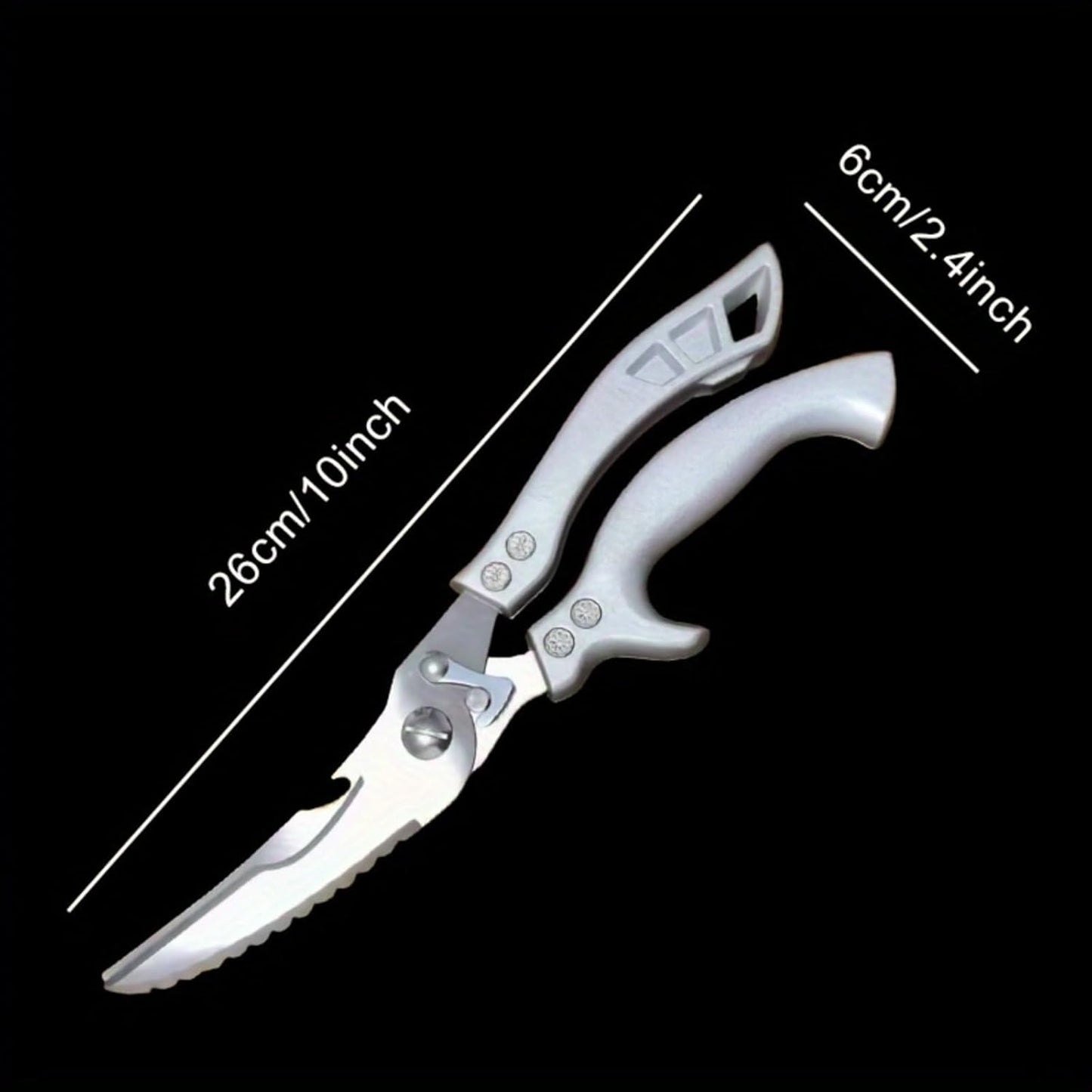 Professional Poultry Shears - Kitchen Shears for Spatchcocking Chicken and Meat Cutting, Multi-Purpose Kitchen Scissors for Food