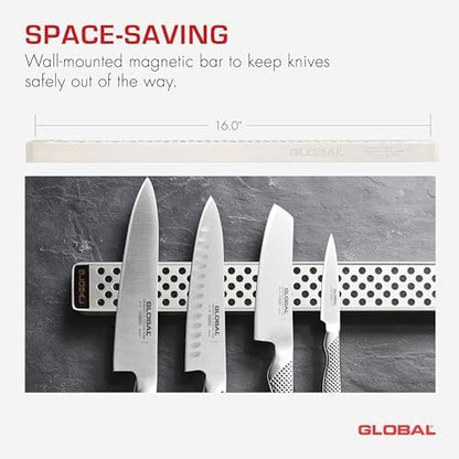 Global Cutlery, Stainless Steel Global G-42/81, 32in Wall Magnetic Bar, 32"