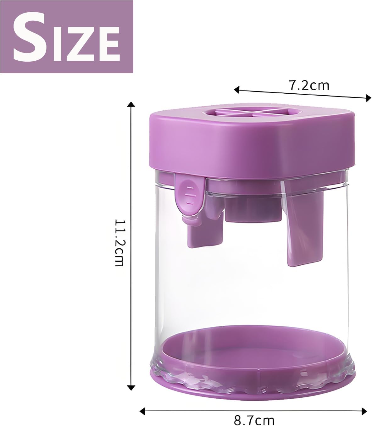 New Grape Cutter for Toddlers, Cutter Quarter Slicer Tool Into 4 Pieces for Slicing Grapes, Strawberries, Cherry, Tomatoes (Pink)