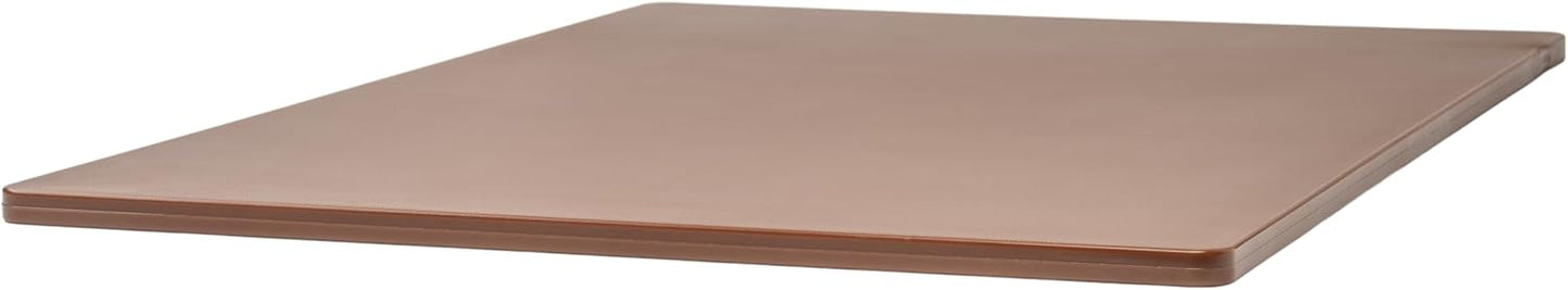 Winco Heavy-Duty Plastic Cutting Board, 12" x 18" x 3/4", White