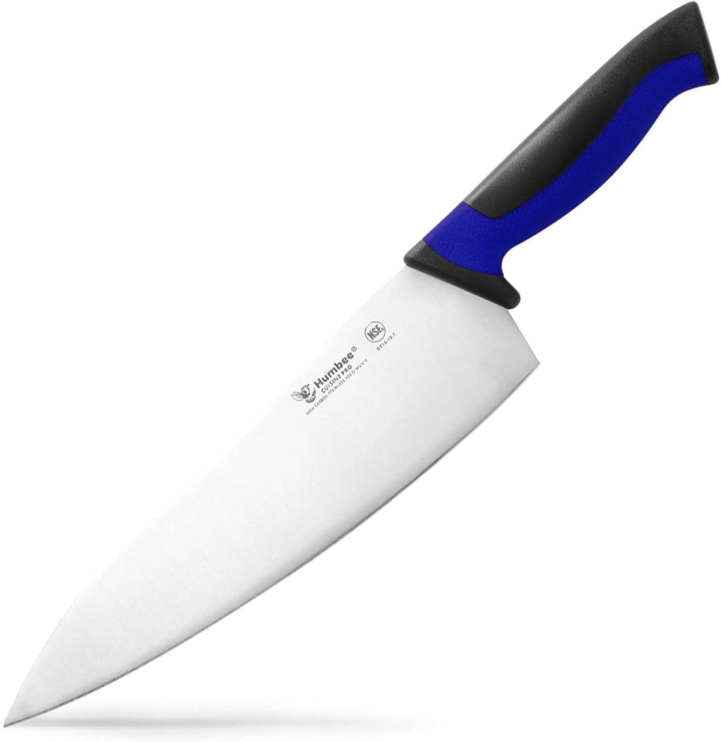 7.5-Inch Nakiri Knife, High Carbon Stainless Steel Hollow Grind Blade, Razor Sharp Edge, Ergonomic Non-Slip Handle, Cleaver Style, DT-50 Series, Orange