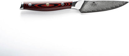 3.5" PETTY/PARING KNIFE | DAMASCUS | HERITAGE COLLECTION JAPANESE KNIFE | BEST KNIFE FOR YOUR KITCHEN