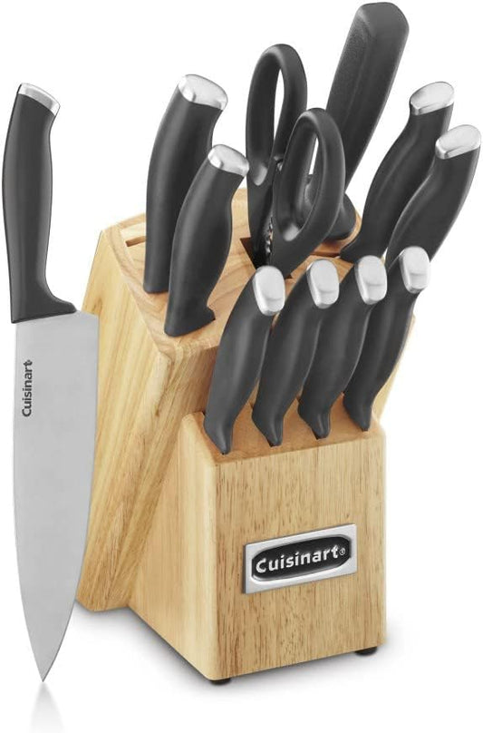 Cuisinart C77SSN-12P Color Pro Collection 12 Piece Knife Block Set, Navy