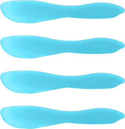 LINDEN SWEDEN Multi Purpose Spreaders | Versatile Butter Knife for Soft Cheese or Frosting | Safe for Kids | BPA-Free and Dishwasher-Safe | Set of 2 Spreaders Each | Made in Sweden | Lime Green