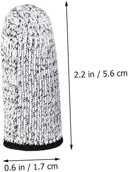 Cut Resistant Finger Protectors for Crafting and Kitchen Use Wear Resistant Sleeves for Safe Cutting