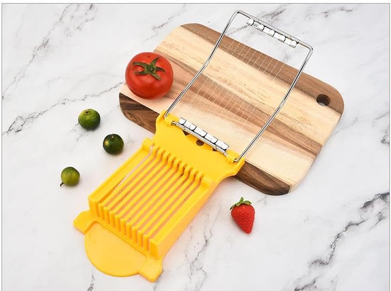 Luncheon Meat Slicer,Egg Cutter,Multi-Purpose Kitchen Tool for Bananas, Avocados, Soft Fruits,Vegetables Dishwasher Safe, Rust-Resistant Food Prep Accessories (Only Suits Soft Cheese,No Bony Foods)