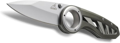 Gerber Gear Remix Folding Pocket Knife, 3" Fine Edge Blade Pocket Knife for Survival and Camping, Gray