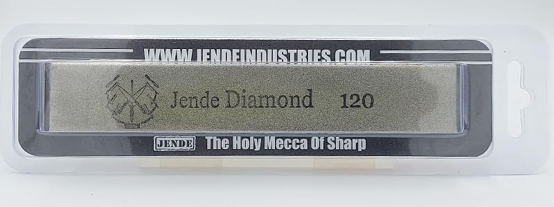 1x6 Jende Diamond Sharpening Stone Plate for Edge Pro, Jende JIGS, TSProf, Hapstone Sharpener, Ruxin (300 Grit)
