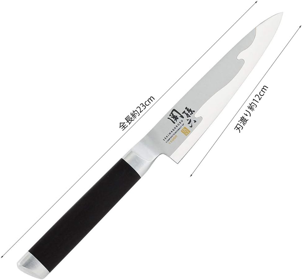 Kai KAI AE5304 Petty Knife Magoroku Seki 15000ST 120mm Kitchen Knife, Made in Japan, Fruit Knife, Paring Knife