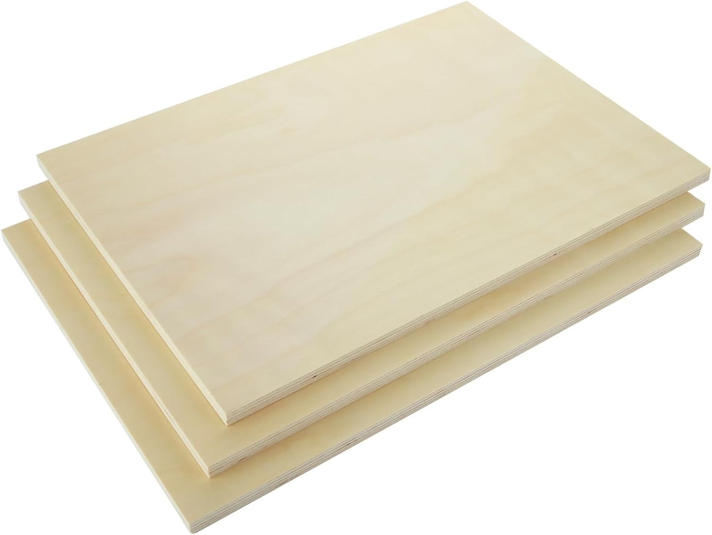 5 Pack Basswood Sheets for Crafts, 12 x 16 x 1/2 Inch 12mm Thin Plywood Sheets Unfinished Bass Wood Boards for Arts and Crafts, Painting, Pyrography, Wood Engraving, Wood Burning, Architectural Models