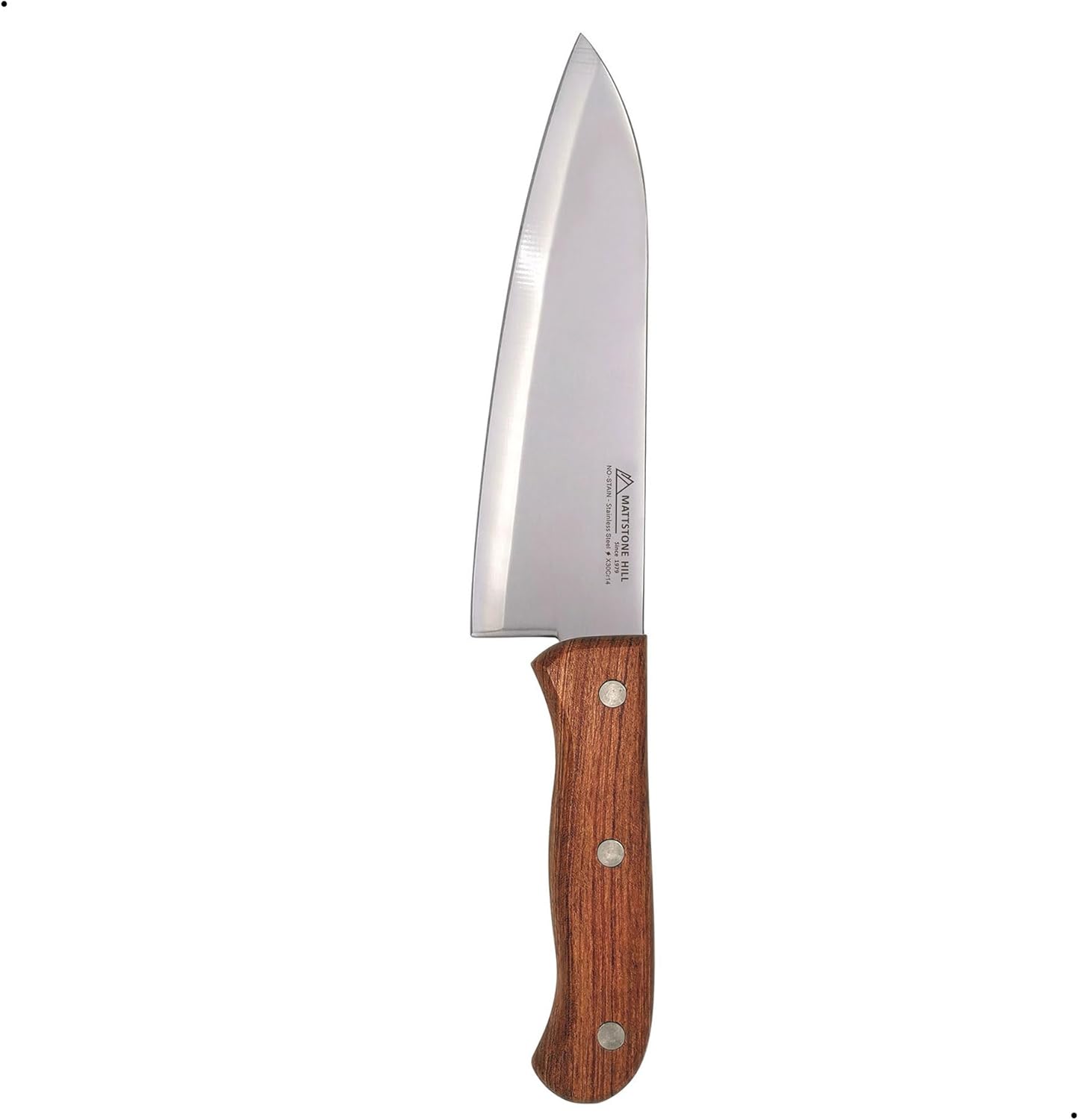 Kitchen Utility Knife 5 Inch - MATTSTONE HILL Charcuterie Knife, Carving Tools, Sausage Knife, Meat Knives, High Carbon Steel, Wood Handle