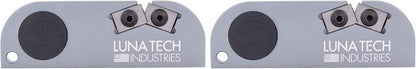 Luna Tech, LTK9505, Finger Carbide Knife Sharpener, Aluminum Plate, TPR Grooves, Laser Markings, Compact, Tether Hole