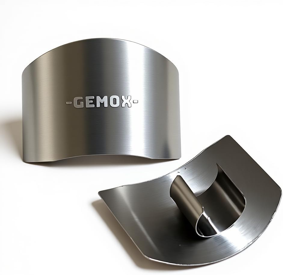 Stainless Steel Finger Guard for Slicing - Cutting Protector to Avoid Accidents when Chopping and Kitchen Safe Chop Cut Tool