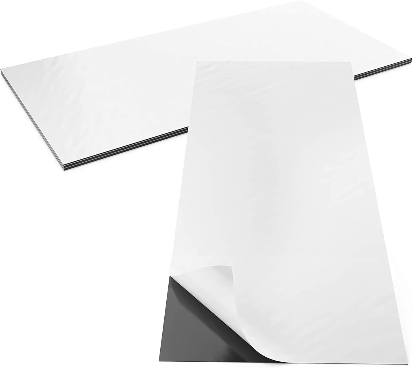 Cut-to-Size Bumper Sticker Magnetizer 4 Pack: Turn Any Decal Into a Strong Magnet. Durable & Weatherproof Magnetic Strip Protects Paint & Allows for Easy Swaps. Flexible 4x12 Sheet Guaranteed to Stick