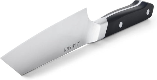 Misen 6-Inch Bunka Knife – AICHI ACUTO440 High-Carbon Stainless Steel, Rust-Proof Kitchen Utility with Triangular Tip, Ergonomic Handle - Versatile for Veggies, Meat and More - Black